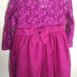 3T Sparkle Little Girls Dress